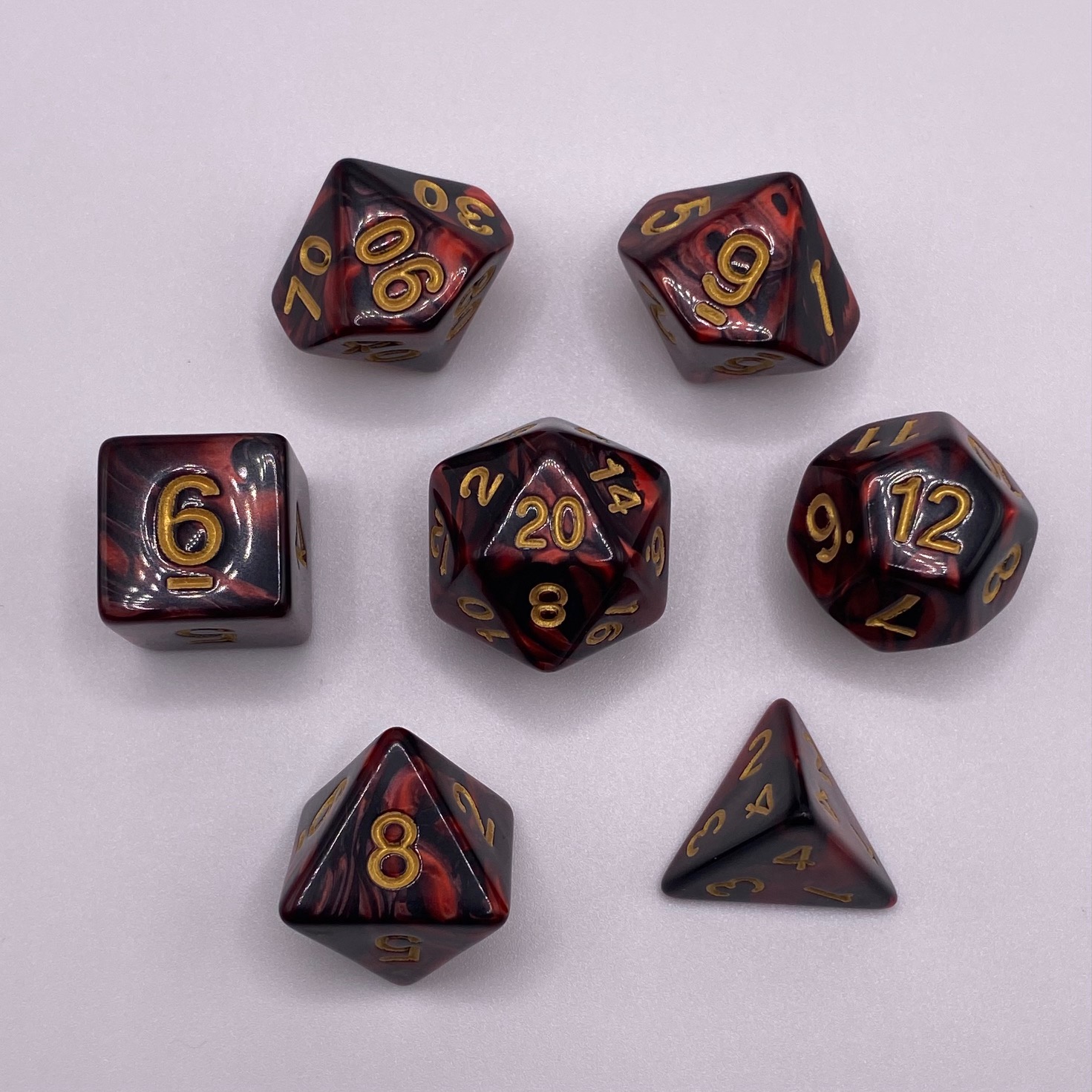 Hellfire - King Ocelot Dice Set